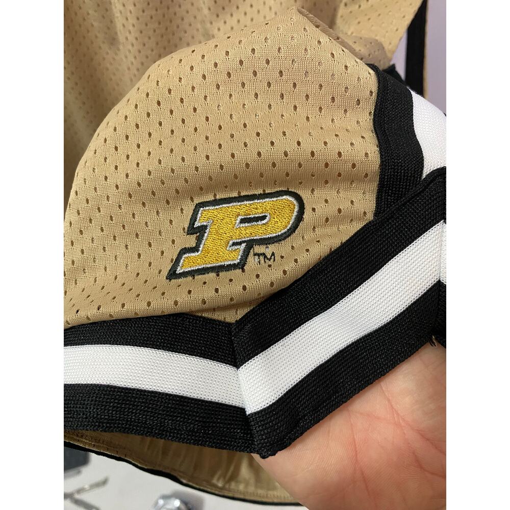 PRO PLAYER Purdue Boilermakers Gold Black Athletic Shorts Medium